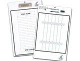 18 Durable PVC Football Play Cards, Reversible 5-on-5 & 6-on-6 Cards